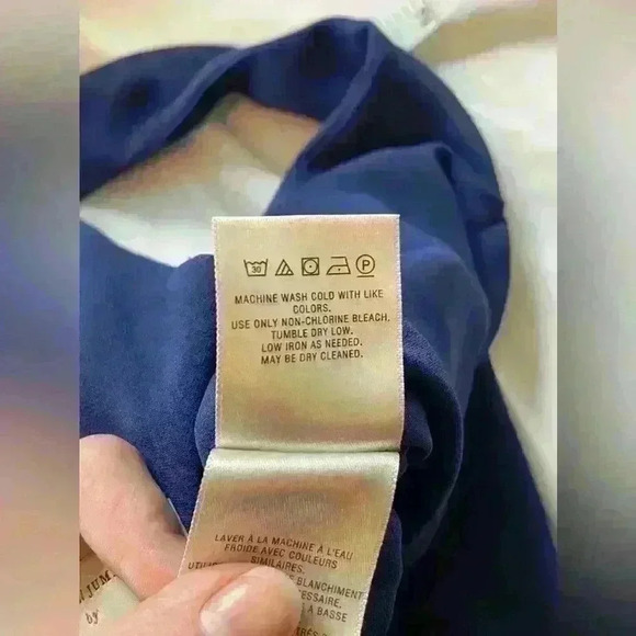 Anthropologie The Essential Jumpsuit Blue Size 2 - Picture 10 of 10